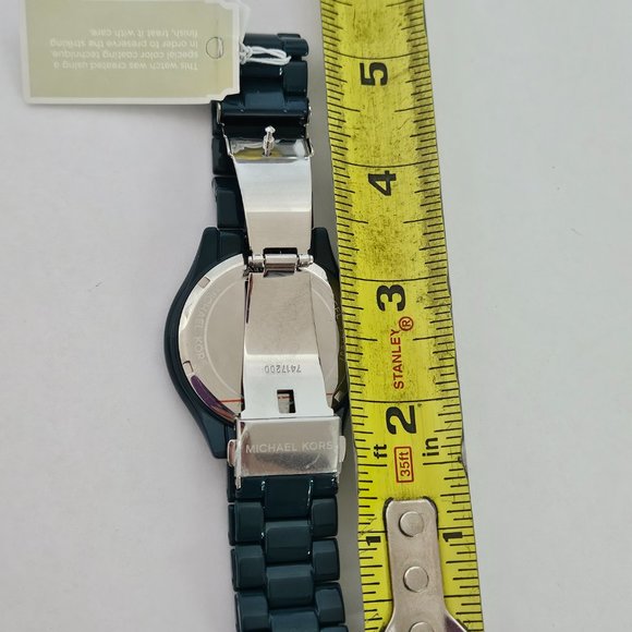 Michael Kors Slim Runway Quartz Blue Dial 42 mm Watch MK4416
